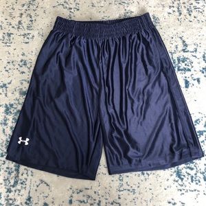 Under Armor Men’s Navy Blue Athletic Shorts